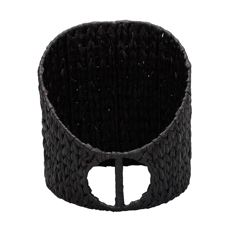 Household Essentials 15.5" Oval Hyacinth Magazine Rack