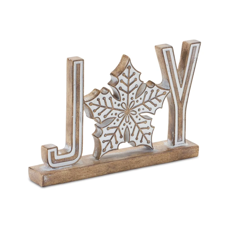 Holiday Joy & Noel Tabletop Décor Set, 8.5" & 6.75"