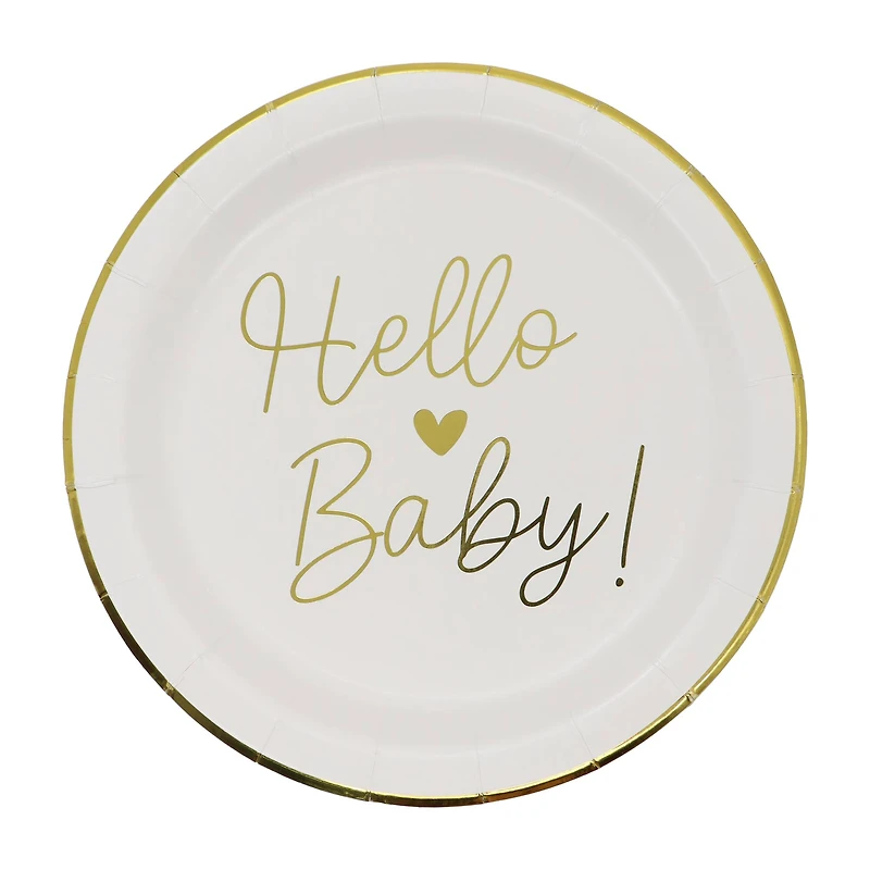7" Hello Baby Snack Plates, 8ct. by Celebrate It™