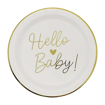 7" Hello Baby Snack Plates, 8ct. by Celebrate It™