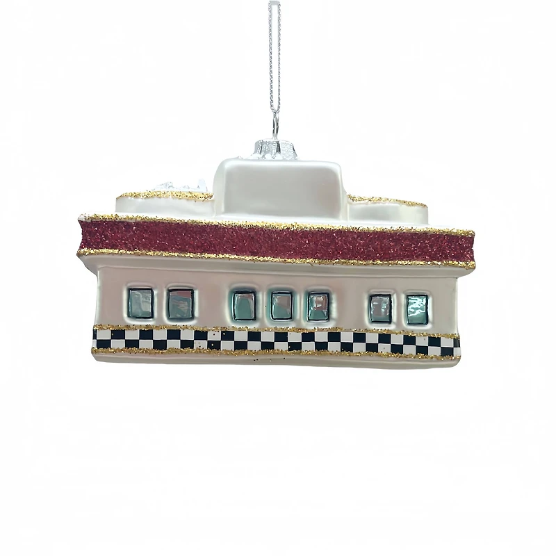 4.25" Diner Glass Ornament by Ashland®