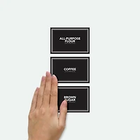 RoomMates Chalk Pantry Labels Peel & Stick Wall Decals