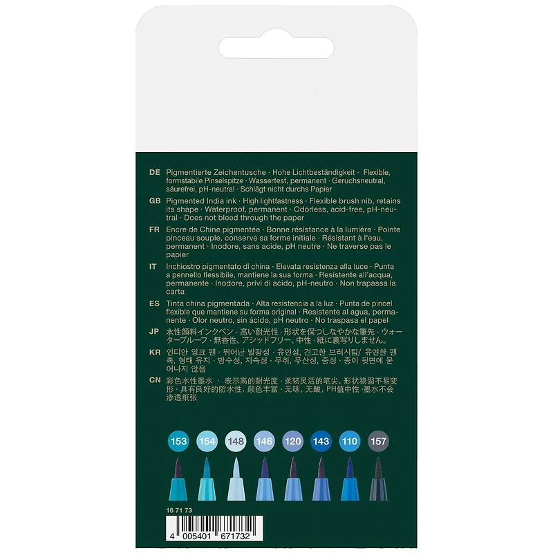 Faber-Castell® PITT® The Blues Artist Brush Pen Set