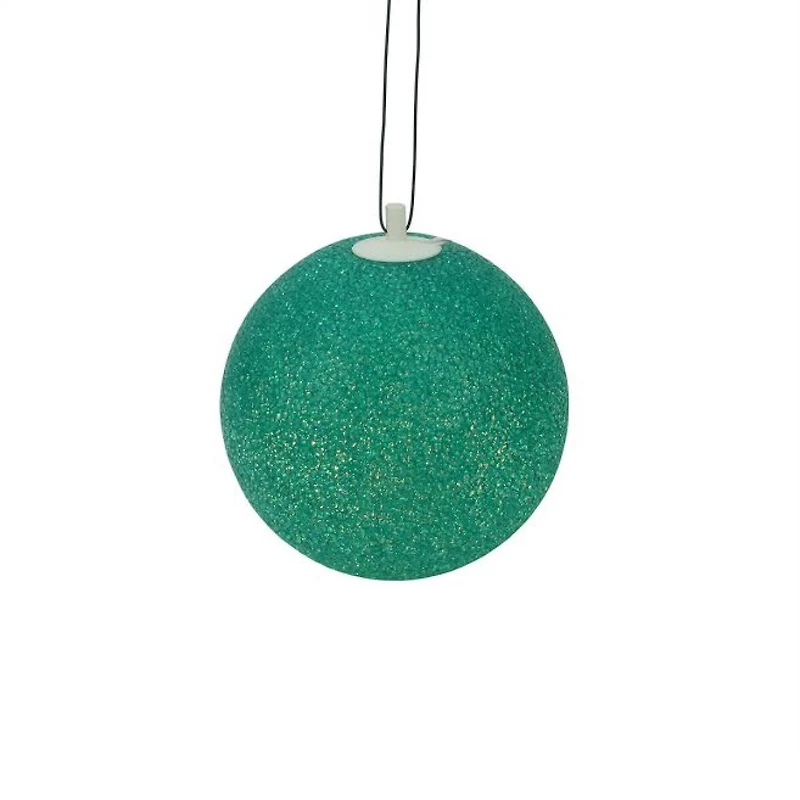 7" Green Lighted Twinkling Christmas Hanging Decor