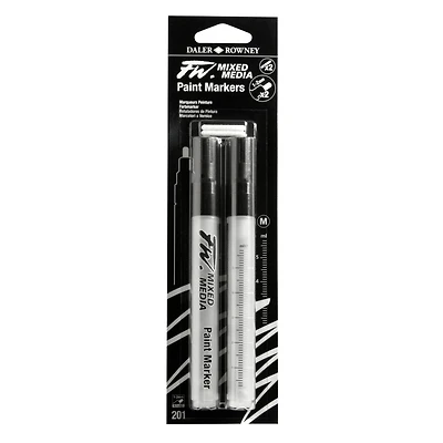 Daler-Rowney® 201 Medium 2 FW Empty Paint Marker Set