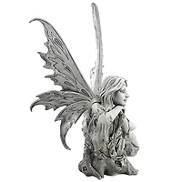 Design Toscano 17" Pause to Ponder Fairy Garden Statue