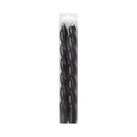 10" Unscented Twist Taper Candles
