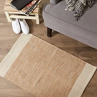 DII® Stone Variegated Border Hand-Loomed Rug, 2ft. x 3ft.