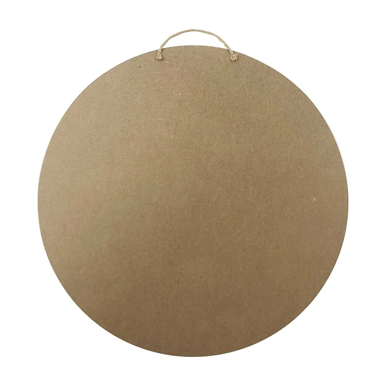 6 Pack: 18" Whitewashed Round Plaque by Make Market®