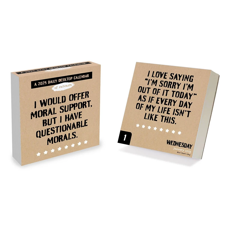 TF Publishing 2025 Anti Affirmations Daily Desktop Calendar