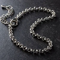 7.5" Rhodium Rolo Chain Bracelet by Bead Landing™