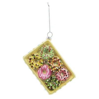 4.75" Donut Tray Glass Ornament by Ashland®