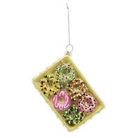 4.75" Donut Tray Glass Ornament by Ashland®