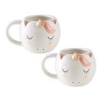 DII® Unicorn Ceramic Mugs, 2ct.