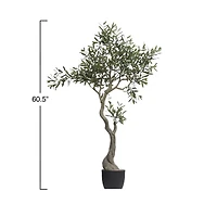 Hello Honey® 60" Faux Olive Tree in Pot