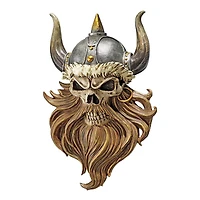 Design Toscano 12" The Skull of Valhalla Viking Warrior Wall Statue