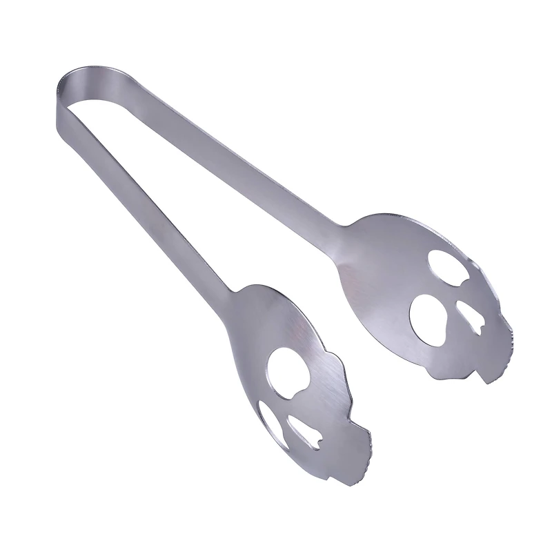 7" Stainless Steel Skull Tongs by Makery™