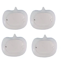 Assorted 8" Black & White Ceramic Pumpkin Plate by Ashland®, 1pc.