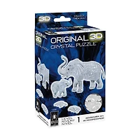 BePuzzled® Original 3D Crystal Puzzle™ Elephant & Baby 46 Piece Puzzle