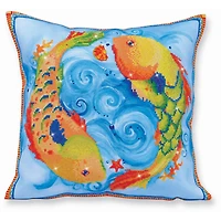 Diamond Dotz® Advanced Dancing Fish Decorative Pillow Kit