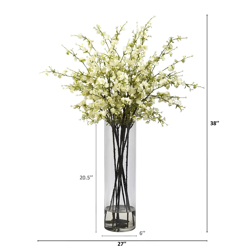 38" Giant Cherry Blossom Arrangement in Vase
