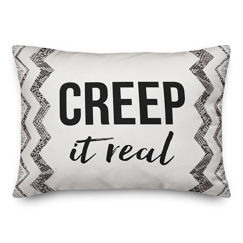 Creep It Real Throw Pillow
