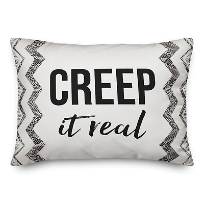 Creep It Real Throw Pillow