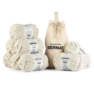 8 Pack Bernat® Blanket Big™ Yarn with Bag