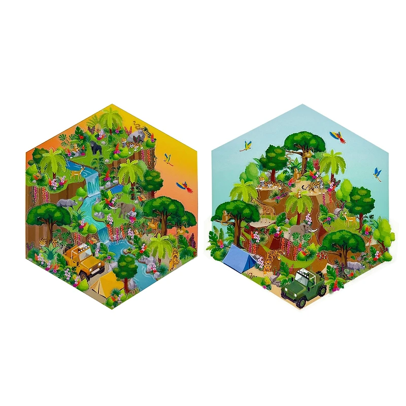 Pink Jungle Sticker Scene Kit by Recollections™