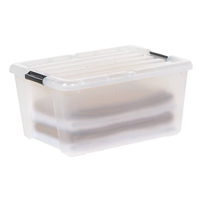 IRIS® 45qt. Clear Latching Storage Boxes, 4ct.