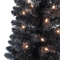 6ft. Pre-Lit Tinsel Artificial Tree