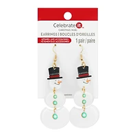 Snowman Dangling Earrings by Celebrate It™
