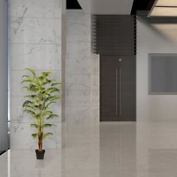 6ft. Potted Fern Palm with Real Touch Leaves