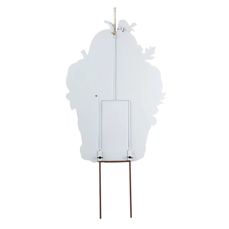 Glitzhome® 30.25" Fall Metal Pumpkins with Barrel Yard Stake