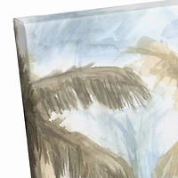 Sunrise Palm Trees Canvas Wall Art