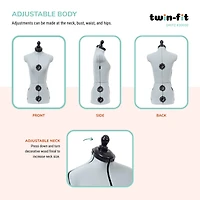 Dritz® Twin-Fit Petite Dress Form with Adjustable Tri-Pod Stand
