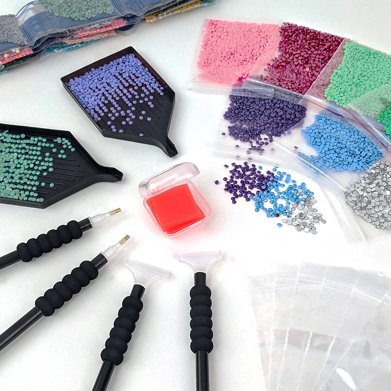 ArtSkills® Brilliant Art Northern Lights Stretched Canvas Diamond Painting Kit