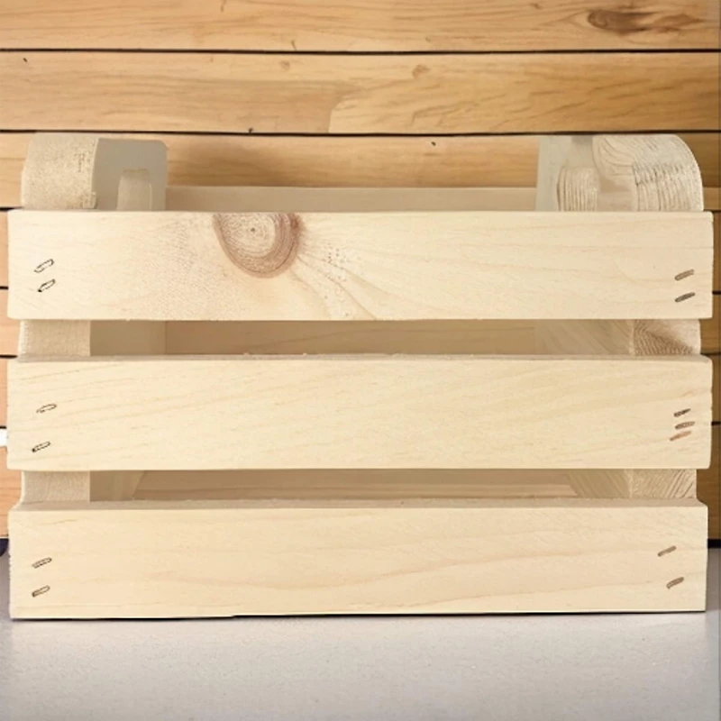 Wilson® Enterprises 8" x 7" x 5.5" Pine Handle Crates, 2ct.