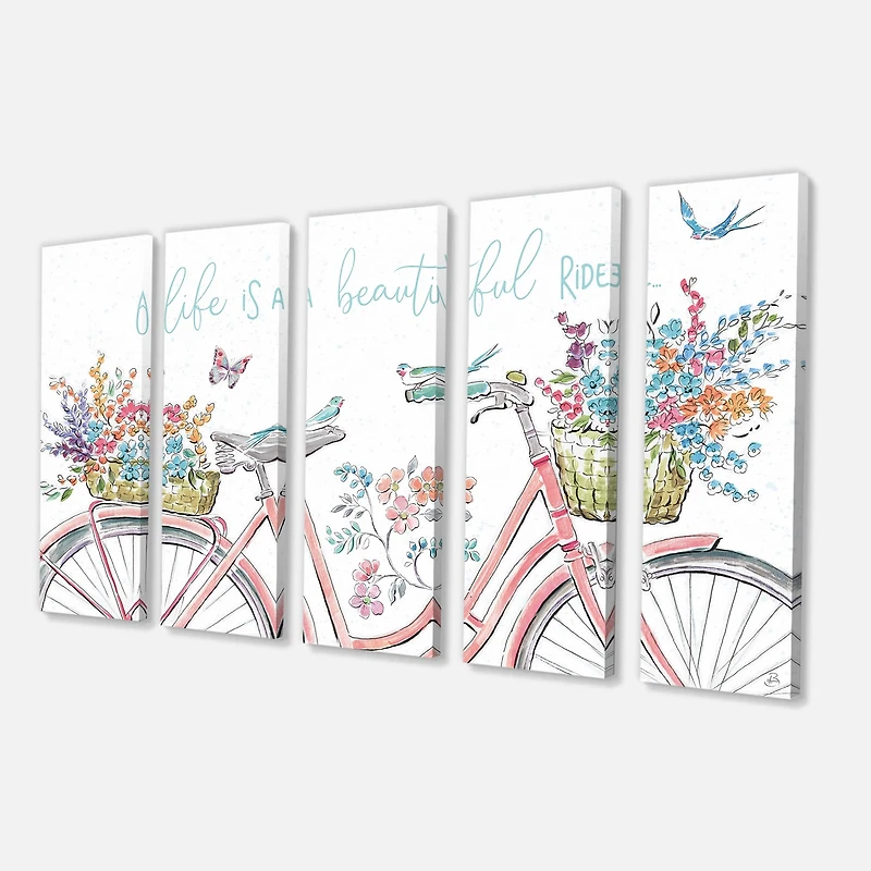 Designart - Spring Bike Bouquet