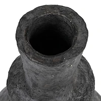 Hello Honey® 17" Black & Gold Tall Decorative Handmade Paper Mache Vase