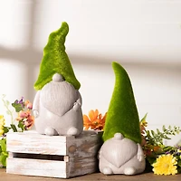Mossy Terra Cotta Gnomes Set