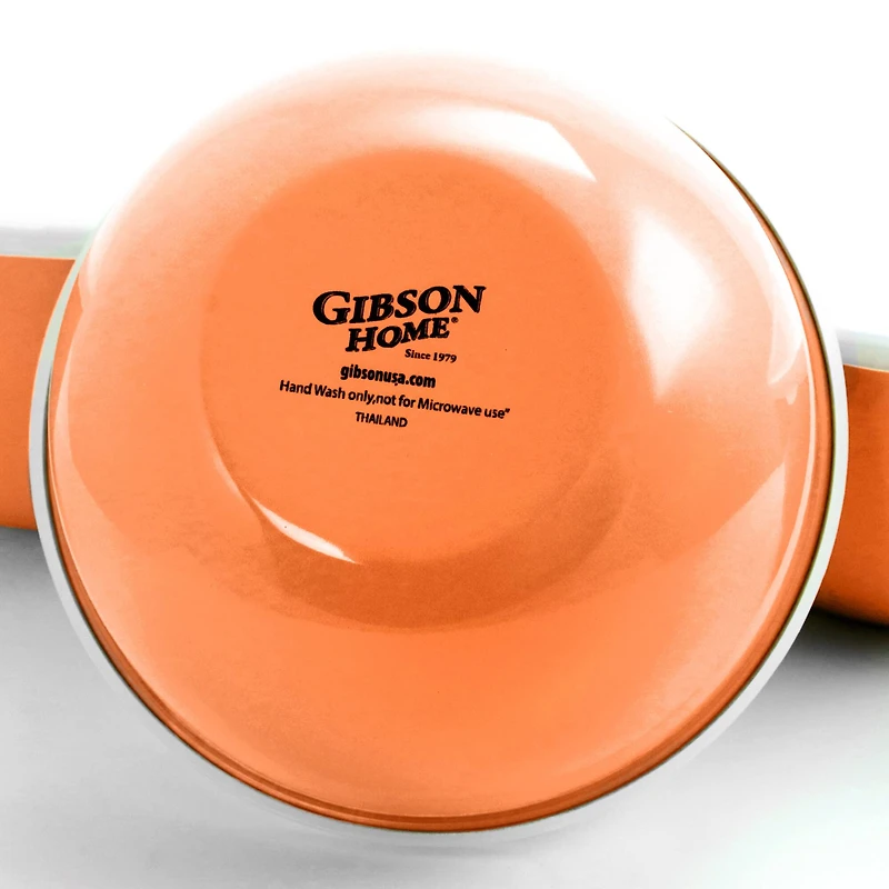 Gibson Home® Plaza Cafe Coral 3-Piece Stackable Nesting Mixing Bowl Set with Lids