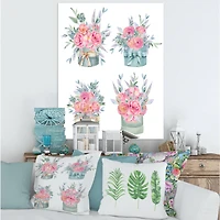 Designart - Collection of Pink Roses