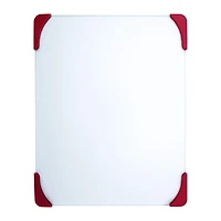 Farberware Red & White 15" Non-Slip Glass Board