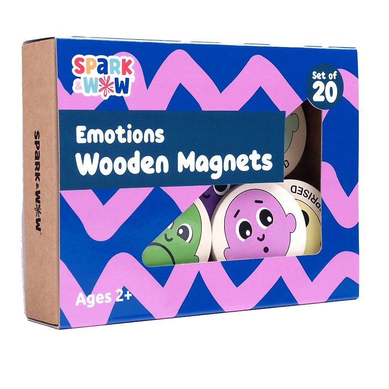 Spark & Wow Emotions Wooden Magnets Activity Kit