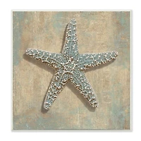 Stupell Industries Starfish Beach Objects Design Wood Wall Plaque