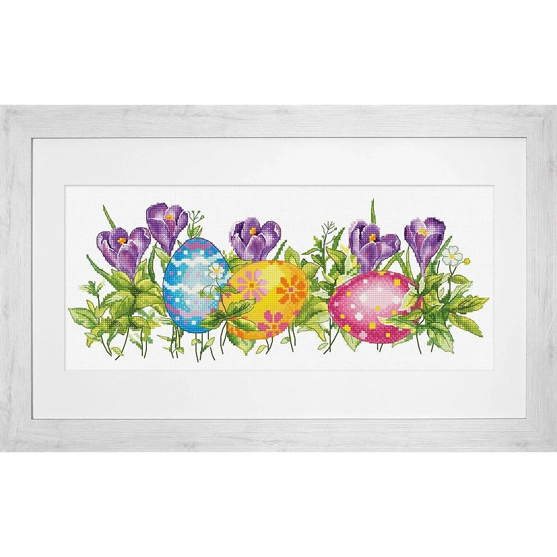 Luca-S Crocus Counted Cross Stitch Kit