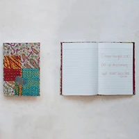 Hello Honey® Patchwork Cotton Kantha Bound Paper Journal