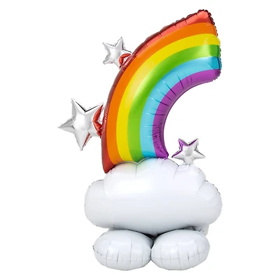 AirLoonz® 52" Rainbow Foil Balloon