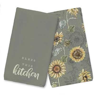 Bless This Kitchen Tea Towel Set